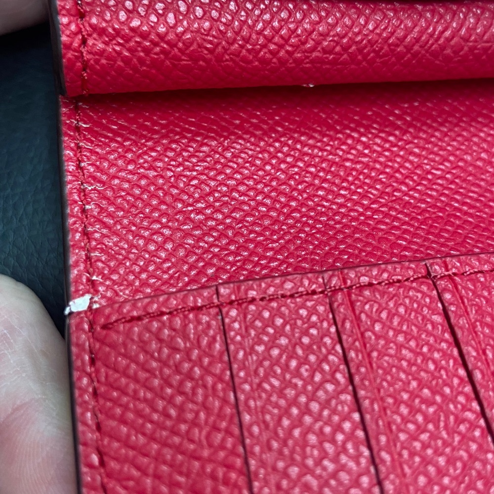 Reserved: Coach Medium Corner Zip Wallet with callouts - Picture 9 of 10
